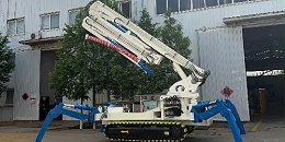 场地狭小、大型泵车进不来？科尼乐重工履带布料机“自主转场”破解受限空间浇筑难题