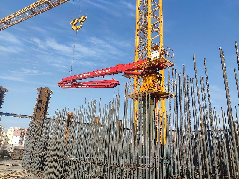 科尼乐重工楼板顶升式液压布料机