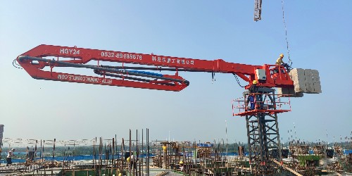 高层浇筑专用装备，科尼乐重工多款液压布料机满足需求