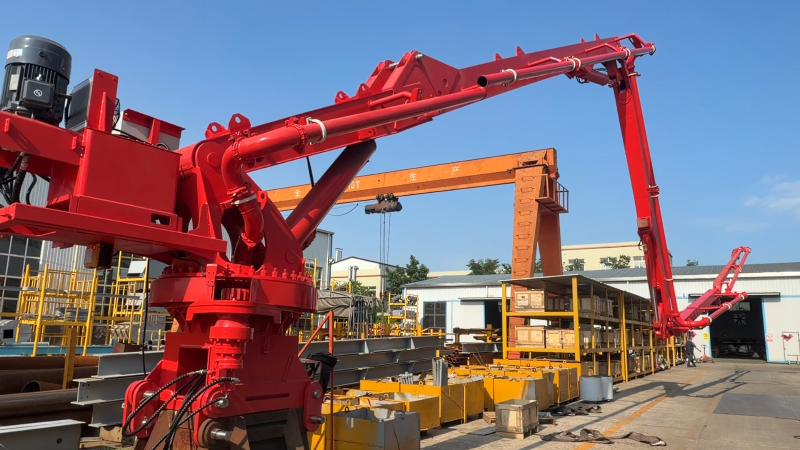 科尼乐重工楼板顶升式液压布料机3
