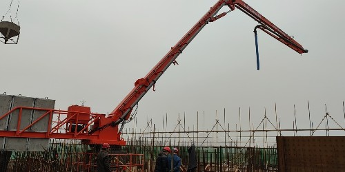 科尼乐重工液压布料机：稳定高效，工地浇筑的可靠伙伴